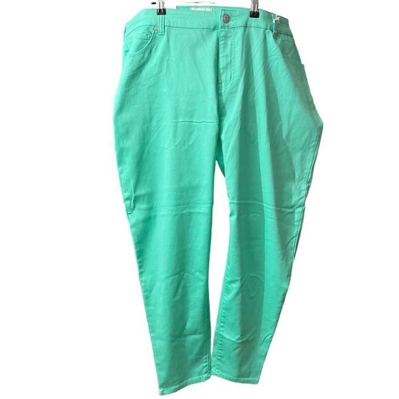 COPY - Celebrity Pink Bright Green Denim / SZ: 24 / NWT - Picture 1 of 7